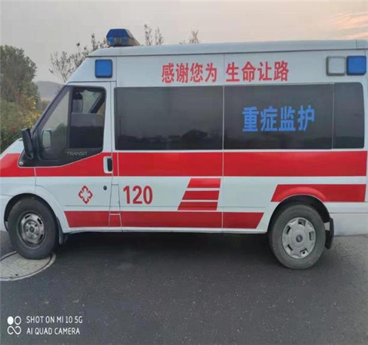 荣邦乡救护车出租服务案例3